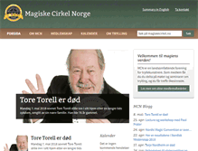 Tablet Screenshot of magiskecirkel.no